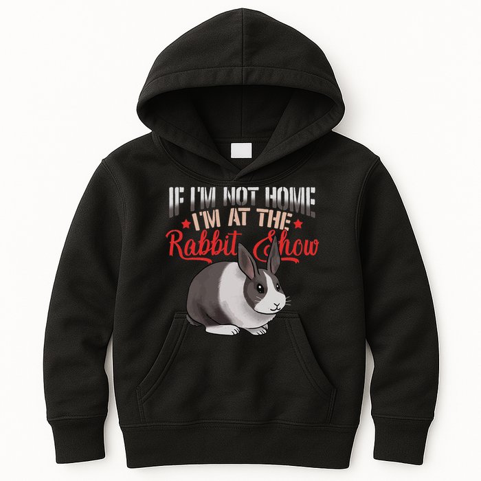 Show Rabbit For Dutch Rabbit Owner Kids Hoodie