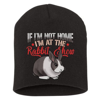 Show Rabbit For Dutch Rabbit Owner Short Acrylic Beanie