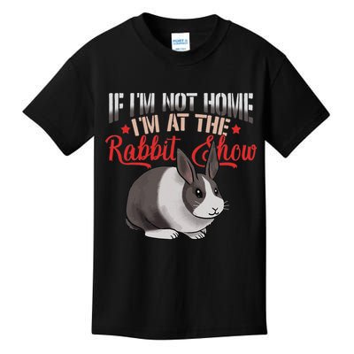 Show Rabbit For Dutch Rabbit Owner Kids T-Shirt