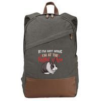 Show Rabbit For Dutch Rabbit Owner Cotton Canvas Backpack