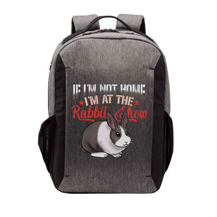 Show Rabbit For Dutch Rabbit Owner Vector Backpack