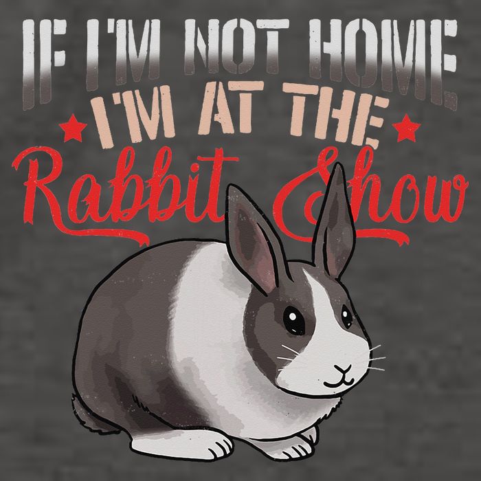 Show Rabbit For Dutch Rabbit Owner Vector Backpack