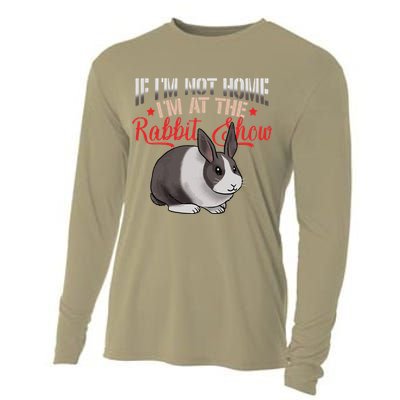 Show Rabbit For Dutch Rabbit Owner Cooling Performance Long Sleeve Crew