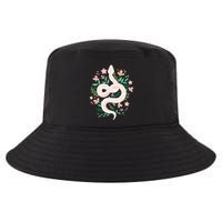 Snake Reptile Flowers Poisonous Python Cobra Animal Gift Cool Comfort Performance Bucket Hat