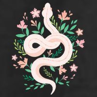 Snake Reptile Flowers Poisonous Python Cobra Animal Gift Cool Comfort Performance Bucket Hat