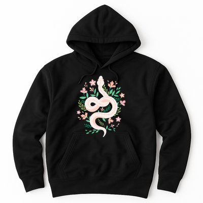 Snake Reptile Flowers Poisonous Python Cobra Animal Gift Hoodie