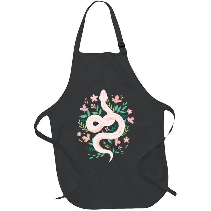 Snake Reptile Flowers Poisonous Python Cobra Animal Gift Apron