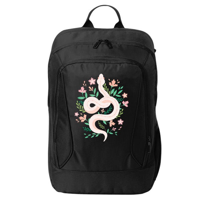 Snake Reptile Flowers Poisonous Python Cobra Animal Gift City Backpack