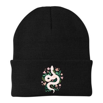 Snake Reptile Flowers Poisonous Python Cobra Animal Gift Beanie