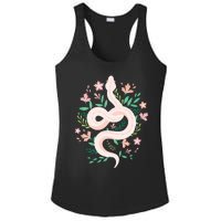 Snake Reptile Flowers Poisonous Python Cobra Animal Gift Ladies PosiCharge Competitor Racerback Tank