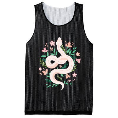 Snake Reptile Flowers Poisonous Python Cobra Animal Gift Mesh Reversible Basketball Jersey Tank