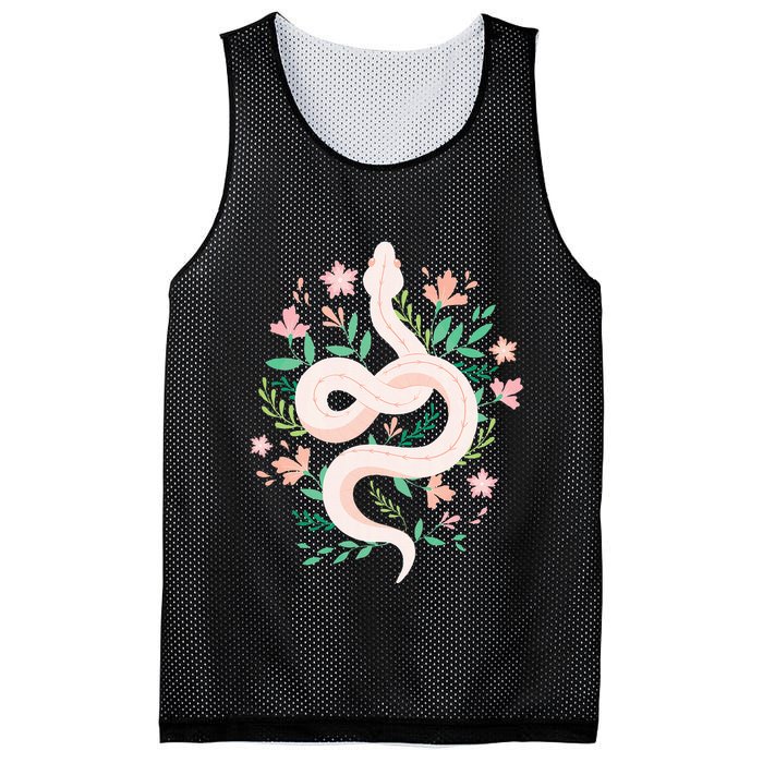 Snake Reptile Flowers Poisonous Python Cobra Animal Gift Mesh Reversible Basketball Jersey Tank
