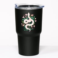 Snake Reptile Flowers Poisonous Python Cobra Animal Gift Tumbler