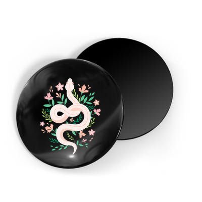 Snake Reptile Flowers Poisonous Python Cobra Animal Gift Magnet
