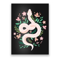 Snake Reptile Flowers Poisonous Python Cobra Animal Gift Poster