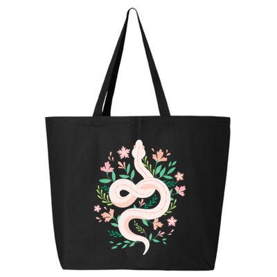 Snake Reptile Flowers Poisonous Python Cobra Animal Gift 25L Jumbo Tote