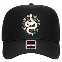 Snake Reptile Flowers Poisonous Python Cobra Animal Gift Trucker Hat