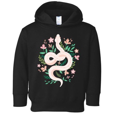 Snake Reptile Flowers Poisonous Python Cobra Animal Gift Toddler Hoodie