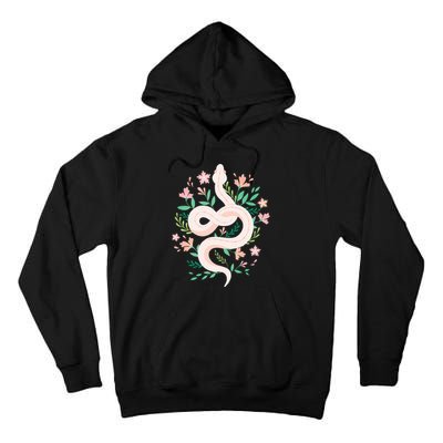 Snake Reptile Flowers Poisonous Python Cobra Animal Gift Tall Hoodie