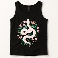 Snake Reptile Flowers Poisonous Python Cobra Animal Gift Tank Top