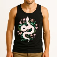 Snake Reptile Flowers Poisonous Python Cobra Animal Gift Tank Top