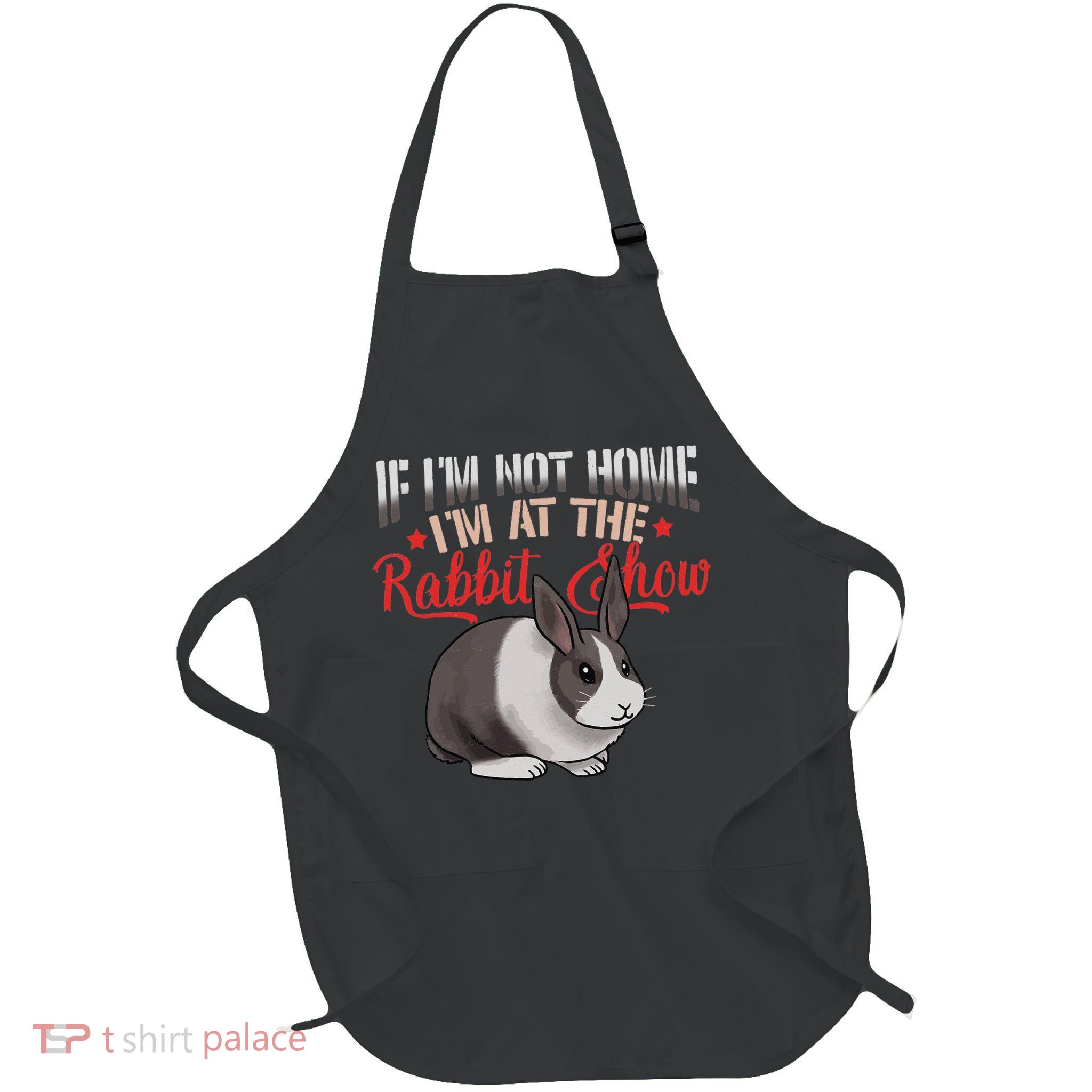 Show Rabbit For Dutch Rabbit Owner Gift Full-Length Apron With Pockets