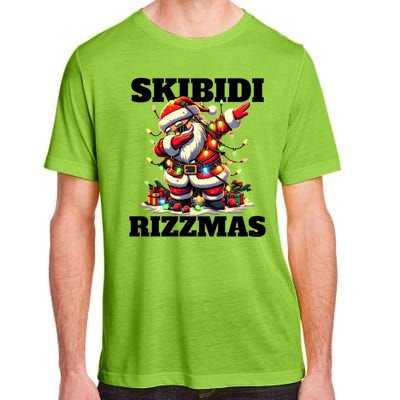 Skibidi Rizzmas Funny Christmas Dab Adult ChromaSoft Performance T-Shirt