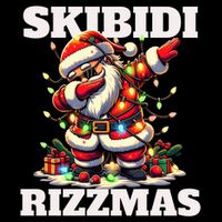 Skibidi Rizzmas Funny Christmas Dab Impact Tech Backpack