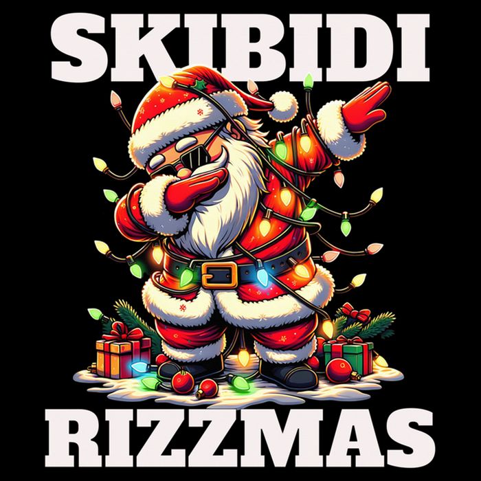 Skibidi Rizzmas Funny Christmas Dab Impact Tech Backpack