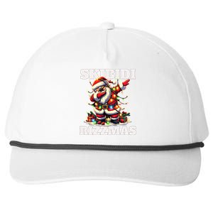 Skibidi Rizzmas Funny Christmas Dab Snapback Five-Panel Rope Hat