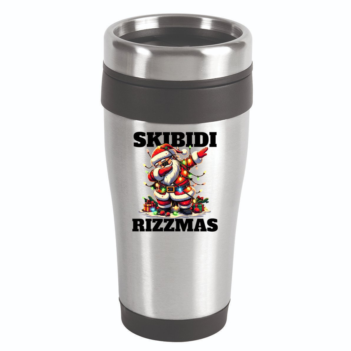 Skibidi Rizzmas Funny Christmas Dab 16oz Travel Tumbler