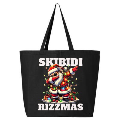 Skibidi Rizzmas Funny Christmas Dab 25L Jumbo Tote