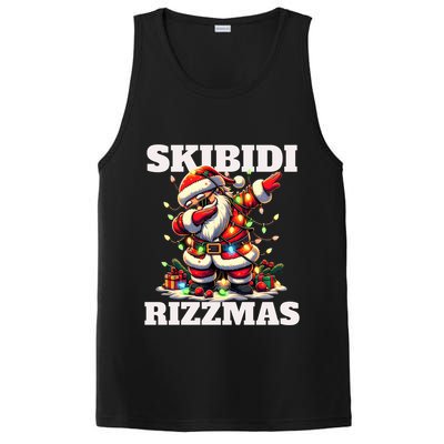 Skibidi Rizzmas Funny Christmas Dab PosiCharge Competitor Tank