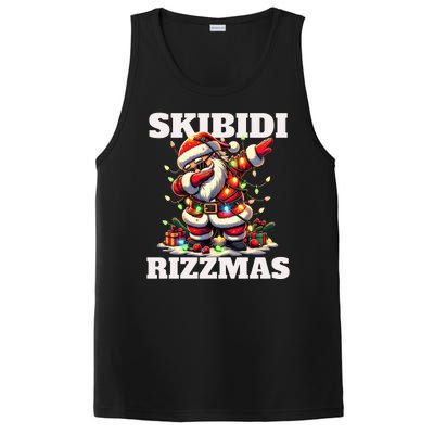 Skibidi Rizzmas Funny Christmas Dab PosiCharge Competitor Tank