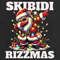 Skibidi Rizzmas Funny Christmas Dab Trucker Hat