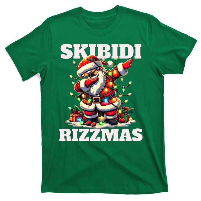 Skibidi Rizzmas Funny Christmas Dab T-Shirt