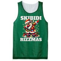 Skibidi Rizzmas Funny Christmas Dab Mesh Reversible Basketball Jersey Tank