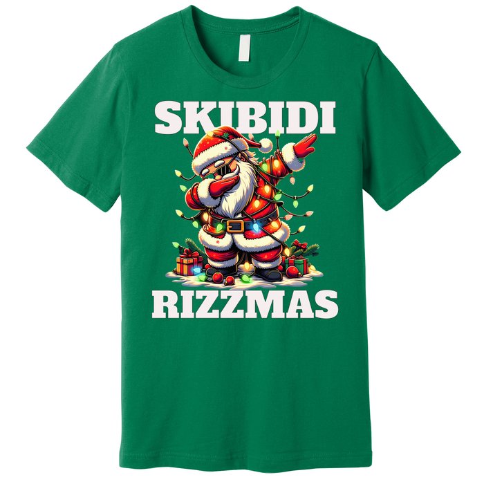 Skibidi Rizzmas Funny Christmas Dab Premium T-Shirt