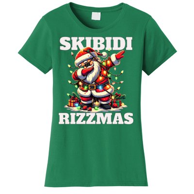 Skibidi Rizzmas Funny Christmas Dab Women's T-Shirt