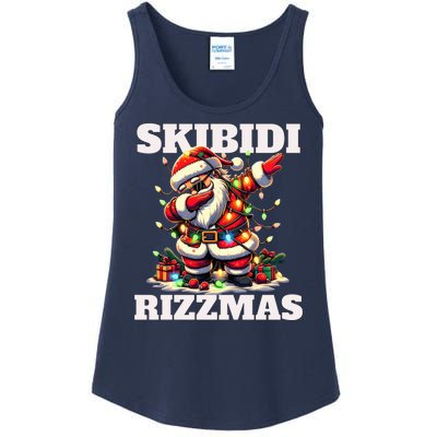 Skibidi Rizzmas Funny Christmas Dab Ladies Essential Tank