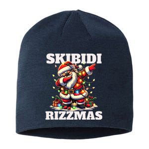 Skibidi Rizzmas Funny Christmas Dab Sustainable Beanie