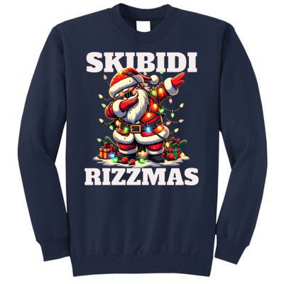 Skibidi Rizzmas Funny Christmas Dab Tall Sweatshirt