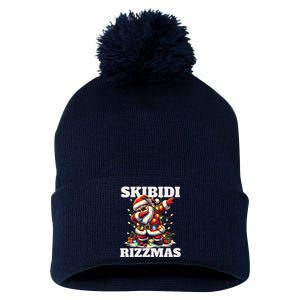 Skibidi Rizzmas Funny Christmas Dab Pom Pom 12in Knit Beanie