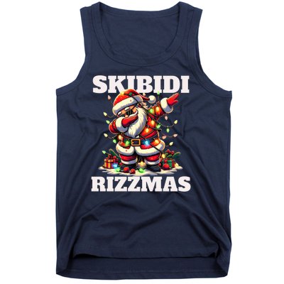 Skibidi Rizzmas Funny Christmas Dab Tank Top