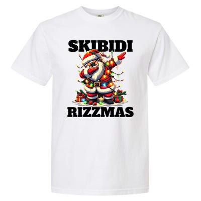 Skibidi Rizzmas Funny Christmas Dab Garment-Dyed Heavyweight T-Shirt