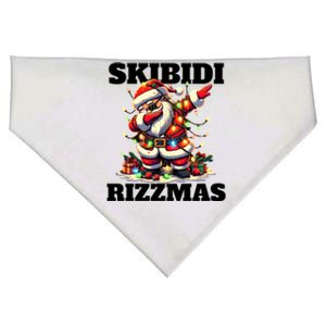 Skibidi Rizzmas Funny Christmas Dab USA-Made Doggie Bandana