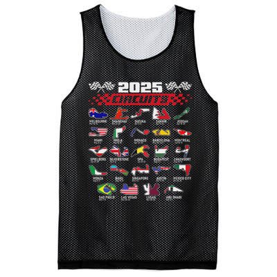 Schedule Racing Fast Cars Race Vintage Costume Formula 2025 Open Wheel Tracks Flag Lover Black Mesh Reversible Basketball Jersey Tank