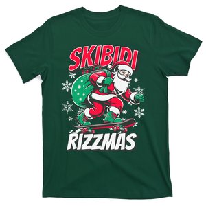 Skibidi Rizzmas Funny Santa Rizz Christmas T-Shirt