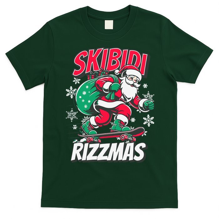 Skibidi Rizzmas Funny Santa Rizz Christmas T-Shirt