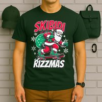 Skibidi Rizzmas Funny Santa Rizz Christmas T-Shirt